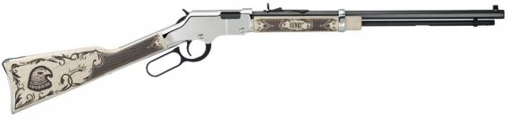 Henry Golden Boy Silver American Eagle .22 LR Lever Action 16rd Rifle, 20" Octagonal Barrel H004AE