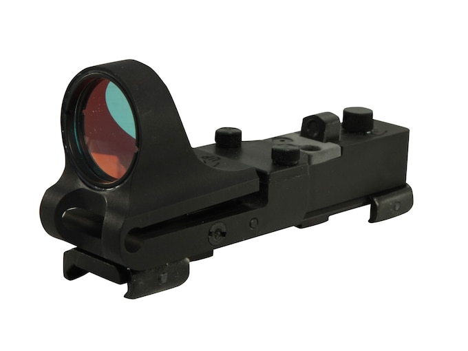 C More Railway Reflex Sight Moa Red Dot With Click Switch And Integral Picatinny Mount