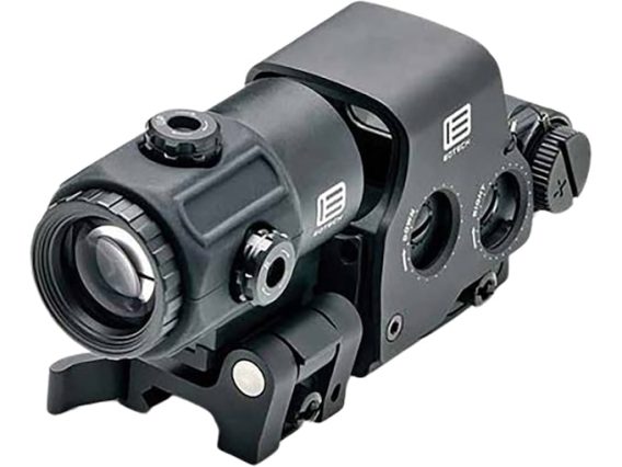 EOTech EXPS3-2 Holographic Hybrid Sight II 68 MOA Circle with (2) 1 MOA Dots Reticle with G43 3X Magnifier and Switch to Side QD mount Matte