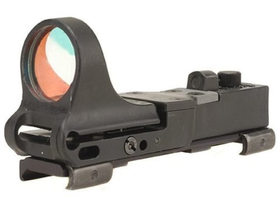 C More Railway Reflex Sight Moa Red Dot With Click Switch And Integral Picatinny Mount Polymer